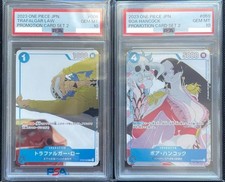 PSA 10 2023 TRAFALGAR LAW BOA HANCOCK PROMOTION CARD SET OF 2 #008 #059 GEM MT