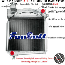 3 Rows Radiateur Pour Austin
