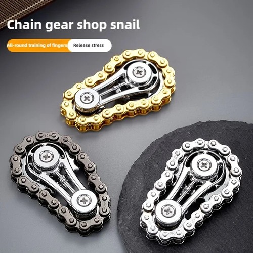 Metal sprocket fidget spinner - metal,