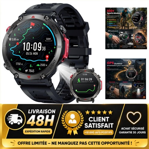 Montre connectée homme - montre,