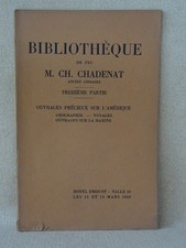 BIBLIOTHEQUE DE FEU M. CH