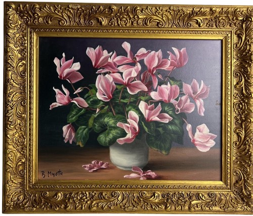 Huile sur toile nature morte - huile,