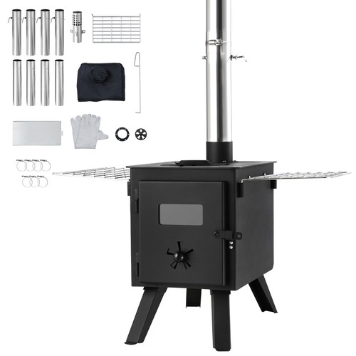Poêle bois portable tente - portable,