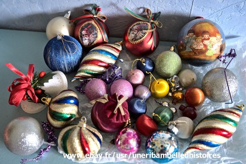 Lot boules noël - ,