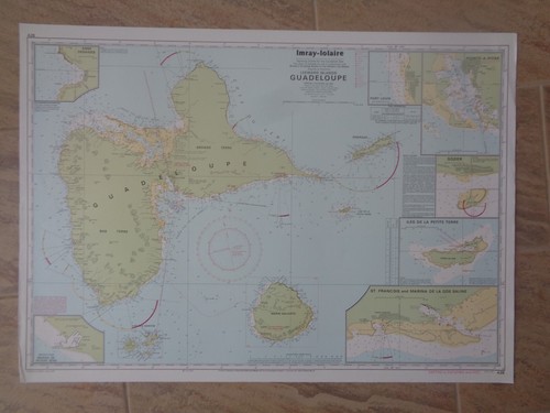 Carte marine guadeloupe - carte,