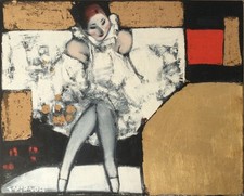  Huile d'Andreï Smirnoff "Ballerine" 60X40 cm coté Drouot-Arprice.Akoum
