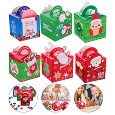 Boîte cadeau 20pcs Boîte de stockage de cadeaux de Noël Boîte-cadeau en papier