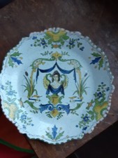 ASSIETTE MURAL FAIENCE DE