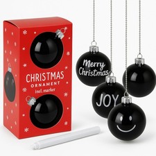 Lot de 6 boules de Noël