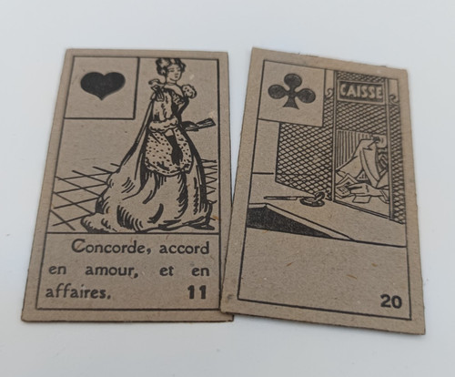 Jeu cartes tarot - de,
