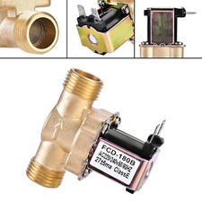 Électrovanne Électrique 1/2" Ac220V Normalement Fermée Pour Chauffe-Eau Solaire