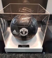 Clear Acrylic Football Display Case Box Unit Perspex Sports Memorabilia