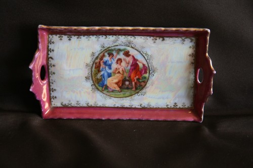 Plateau ancien porcelaine - ancien, en