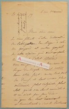 ● L.A.S 1879 Noel GUENEAU de MUSSY Médecin - Gambetta Ferry Royer Collard lettre