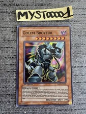 Yu-gi-oh! Card Golem Crusher DP07-FR009 Super Rare French Used 