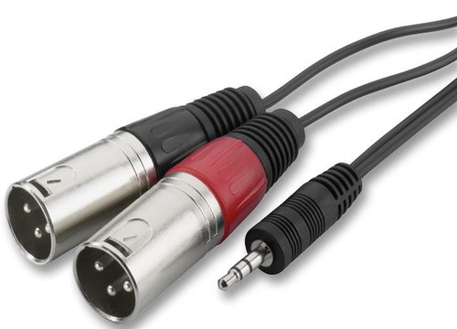 Lead 5mm to - av, xlr