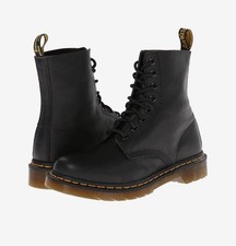 NEW $170 Doc Martens 1460 Pascal Virginia Soft Black Leather UNISEX Boots