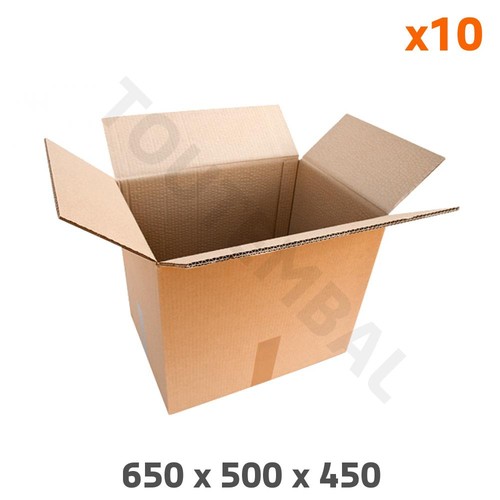 Caisse carton double - , cannelure