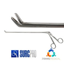 SurgiPros SR11U4MM 4mm Pituitary Rongeur 10mm Oval Cup Angled 45° 13-3/4"