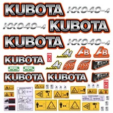 Decal Kit fits Kubota KX040-4