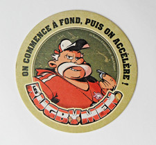 Sous bock  bière Rugbymen la