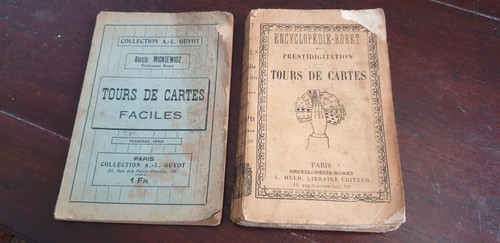 Livres anciens magie tours - magie,