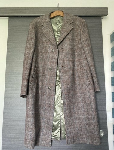 Woolmark pardessus homme laine