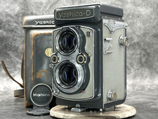 [MINT] YASHICA Yashica-D TLR Film Camera w/Case, Cap from JAPAN