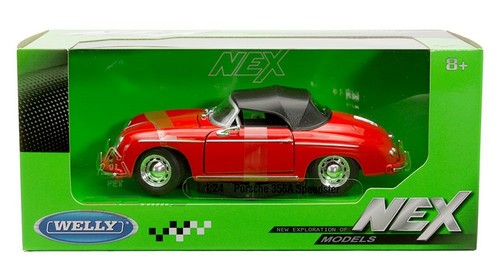 Porsche 356 speedster rouge - speedster,