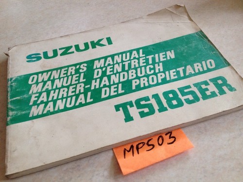 Manuel propriétaire suzuki - propriétaire,