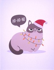 Graphique Grumpy Santa Cat