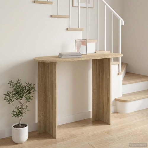 Table console avec stockage