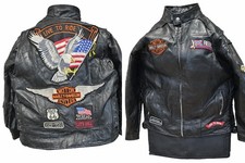 Blouson cuir biker BUFFLE