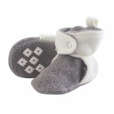 Little Treasure Gar�on Et B�b� Fille Polaire Bottines, Heather Gris et Cr�me