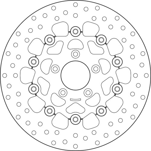 46119 disque frein flottant - 46119-disque,