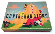 Très ancien jeu des Contrebandiers jeu plateau années 40-50' complet Jeux Puck