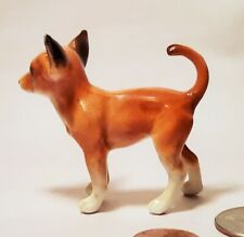1950s CHIHUAHUA vtg fine porcelain figurine statue miniature mexican dog puppy