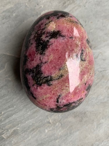 Natural rhodonite crystal - a,