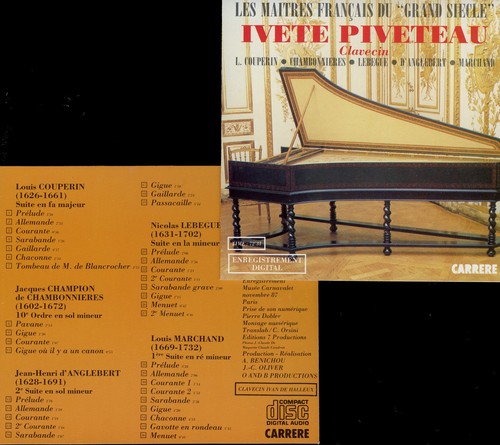 Ivete piveteau clavecin les - piveteau,
