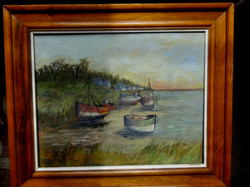 Tableau ancien marine - tableau,