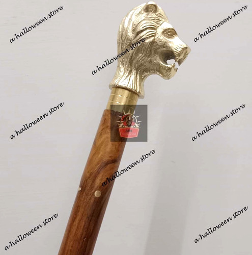 Bâton marche vintage tête - bâton,