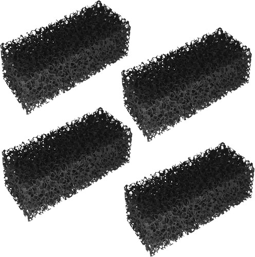 Mousse filtration charbon - 4x,