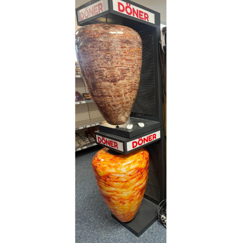 Enseigne kebab led tournant - enseigne,