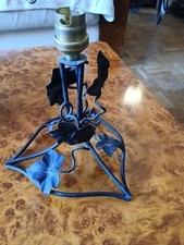 Pied De Lampe Fer Forgé