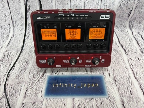 Zoom bass effects pedal - b3,