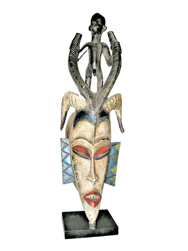 Masque africain gouro - masque,