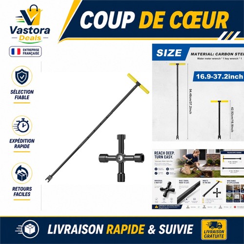 Clé compteur eau - clé, de