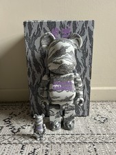 MEDICOM TOY Bearbrick Atmos x Solebox Be@rbrick 400% & 100% - Neuf