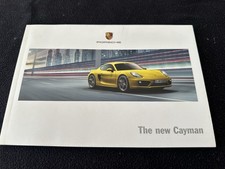 2014 2015 Porsche Cayman & Cayman S Brochure 981 1st Year Delux US Sales Catalog