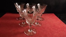 Piccadilly Model 6 Service Baccarat Crystal Wine Glasses